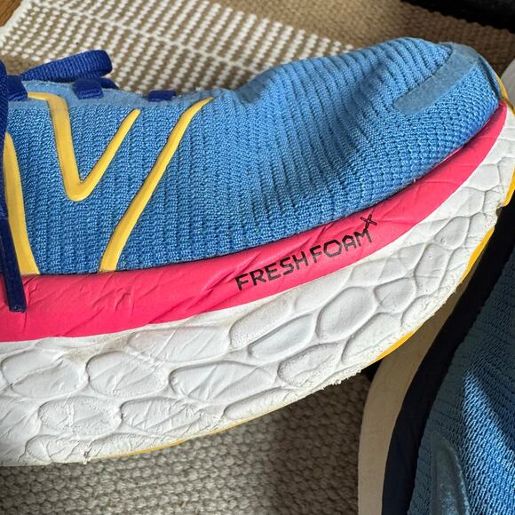 New Balance Fresh Foam Kaiha Running Sneaker Women 7 Blue Athleisure Walk Comfy - Picture 5 of 11